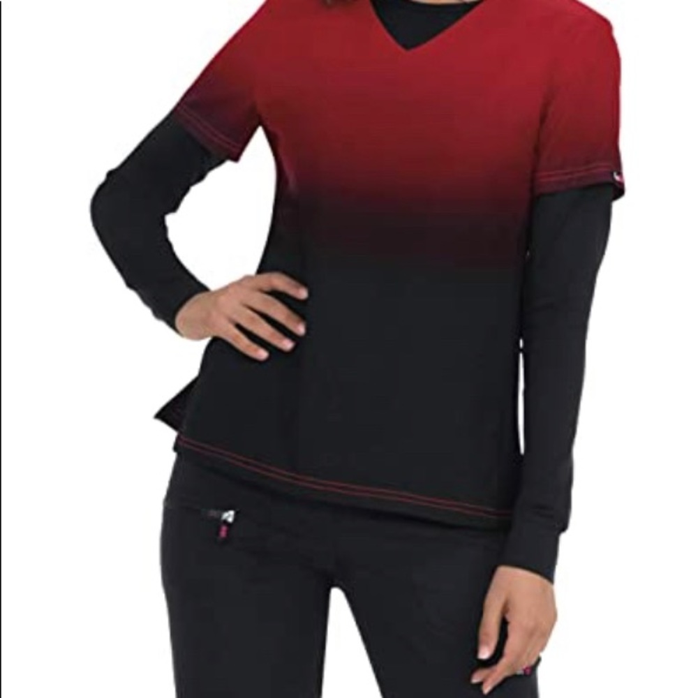 2 Scrub Tops and 1 pair Scrub Pants